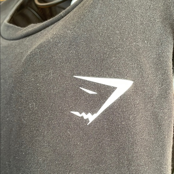 Mens Black Sleeveless Gymshark Tank Top workout gym tank size large running - Picture 4 of 6